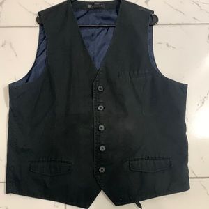 INC xl black vest used once great condition.